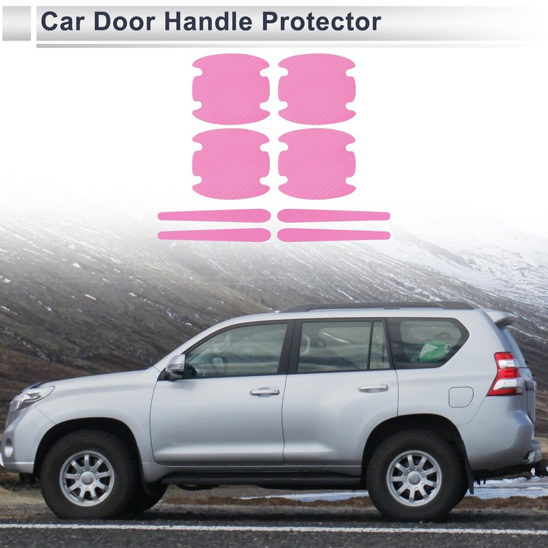 RATCHROLL 1 Set Universal Door Handle Sticker Anti-Scratches 83x90mm Auto