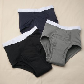 Men's 20 oz. Incontinence Briefs 3 Pack Assorted Colors