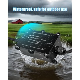 AC110V Waterproof Box Power Switch, Long Distance Wireless Remote Control for Lights Dust Collectors Farm Water Supply