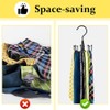 MTSDM 2Pcs Vest Hanger, Rotatable Belt Tie Hanger Organizer Rack,