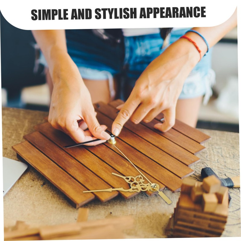 Operitacx 10 Sets Sturdy Clock Hands Elegant Plastic Clock Pointers