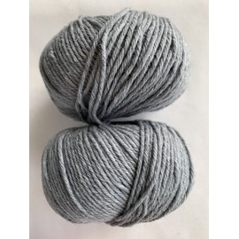 Austermann Whisper, Color 05, 128 yds each ball, Wool/Cotton, 2 balls