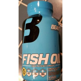 BEAST Sports - FISH OIL High Potency Omega 3 - CITRUS  90 Softgels - Exp 7/2025