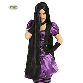 Guirca 4321 Long Straight Wig 100 cm Black