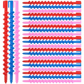 FRCOLOR 20pcs Spiral Perm Tool Hair Roller Curly Hair Curling Wand Suits for Women Curling Iron Perm Rods for Curling Perm Rod Roller Spiral Curl Rods Curlers