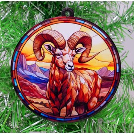 Generic Big Horn Sheep Ornament