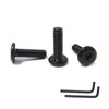 SHUNCHG Pack of 20 M6 x 25 Flat Head Screws