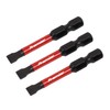Sealey 3pc 50mm Slotted 5.5mm Impact Power Tool Bit Set