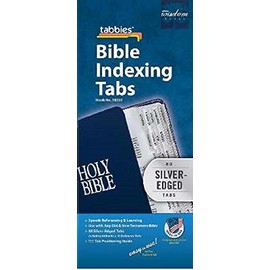 Tabbies Bible Index Tabs - Silver Edge