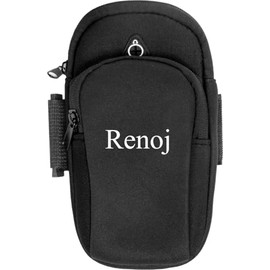 Renoj Mobile Phone Storage Bag for Weighted Vest, Black