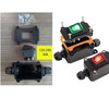 Meskliu Waterproof Inline Switch, 12VDC/16A-24VDC/20A DPST On/Off Rocker Switch, IP67