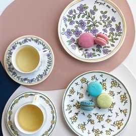 Twig New York Daisy Chain &amp; Forget Me Not Teatime Set / 트위그뉴욕 데이지체인 & 포겟미낫 티타임 세트