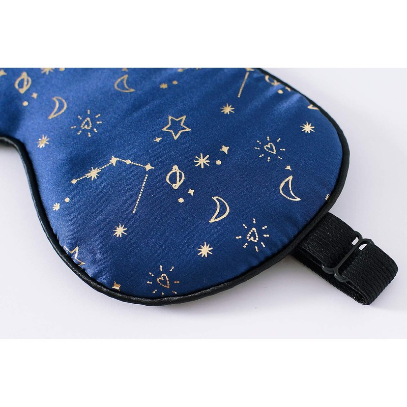 townssilk 100% Silk Sleep mask with Adjustable Strap,Comfortable and Super