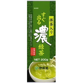 Itoen Soon Serve Dark Green Tea with Matcha Green Tea, 7.1 oz (200 g)