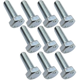 AERZETIX - C47323 - Set of 10 pieces - bolt screws hexagon screws M8 x 25 - with hexagon head - Ø8 x 25 mm - DIN 933 - class 8.8 - made of galvanised steel - DIY - assembly tool hardware