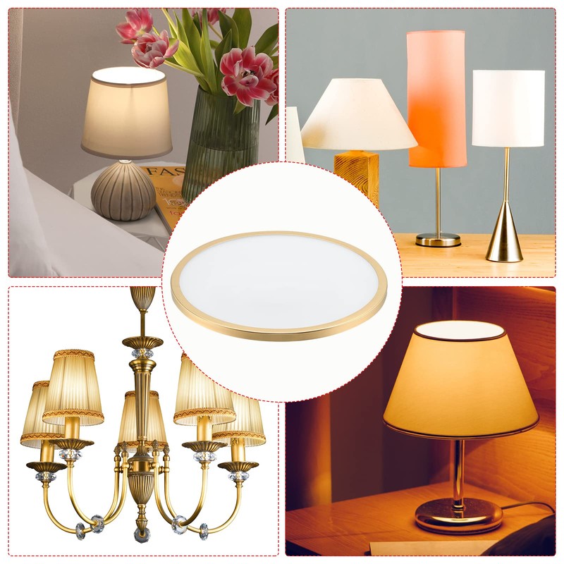 PATIKIL 6 Inch Inner Dia. Lampshade Diffuser, 2 Pieces Dustproof