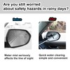 LJDJ Car Rearview Mirror Wiper 2 Pack Universal Automotive Car