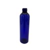Natural Farms 4 oz Blue Cosmo Plastic Bottles - 12