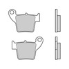BREMBO Brake Pad Set Brake Blocks Brake Stones Set Ceramic 07HO48TT