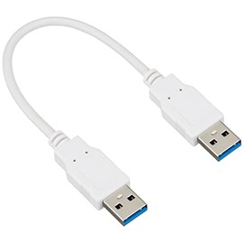Conversion Meijin USB3.0 Cross Wire Cable, 7.9 inches (20 cm), A Male to A Male, USB3A-AX/CA20