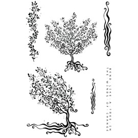 KatKin Krafts KK0027 Clear Stamp Set - Winds of Change, Clear, 6 x 8 in