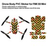 PVC Sticker Camera Drone Body Battery Number Skin for FIMI