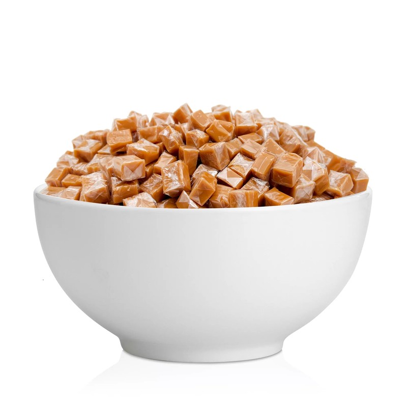 Caramel Cubes Candy - 2 Pound Bag - 150 Pieces