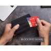 Toughergun Slim Wallet for Men RFID Blocking Money Clip, Minimalist