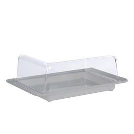 Fackelmann Burriera con Coperchio Porta Burro da Frigo e da Tavola, Contenitore per Conservare il Burro Fresco e Protetto da Odori, Accessorio Cucina Pratico
