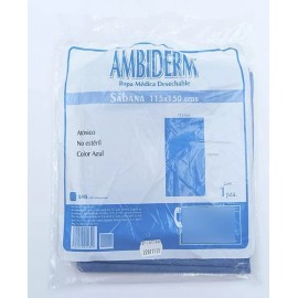 Ambiderm Sábana Sms Ambiderm 115cm X 150cm Bolsa Con 5 Piezas