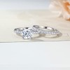 AONED Engagement Rings For Women Wedding Rings Fake Engagement Ring