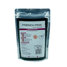 SVATV French Pink Clay Montmorillonite Powder French Pink Clay Moisturising & Rejuvenates Skin Care Powder Natural Face Mask DIY Clay for Men & Women - 227 g
