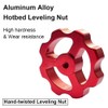 4 PCS 3D Printer Leveling Nuts Kit M4 Aluminum Hand