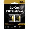 Lexar Gold Series Professional 1800x 128GB UHS-II SDXC Memory Card,