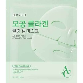 Deweytree Collagen pack 1 pack per day Dewytree deep collagen gel pore trace 4074735 AC deep pore gel mask 1 sheet / 콜라겐팩1일1팩 듀이트리 딥 콜라겐 겔 모공흔적 4074735 AC 딥 모공 겔마스크 1매