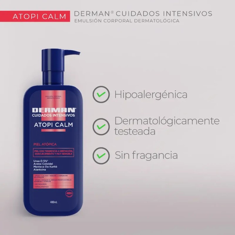 Derman Cuidados Intensivos Atopi Calm | Emulsión 400 mL