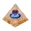 Constellation Pyramid Stone for Positive Energy Reduce Stress Chakra Resin