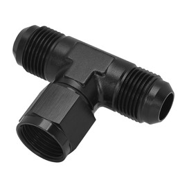 EVIL ENERGY 10AN Male Tee Fitting Adaptor with AN10 Female Swivel on Side Black