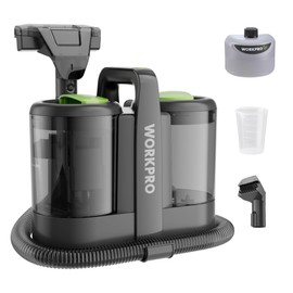 WORKPRO Portable Carpet Spot and Upholstery Cleaner, 13KPa Upholstery Cleaner with 54oz Water Tank & Versatile Tools, Spot Cleaner for Carpet, Upholstery, Rugs and Car