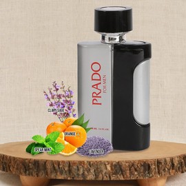 Prado For Men Eau De Parfum 100ml/3.4fl.oz. Natural Spray Cologne for Men
