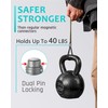 TISUR Titanium Quick Release Keychain, Retractable Key Chain Detachable Keychain