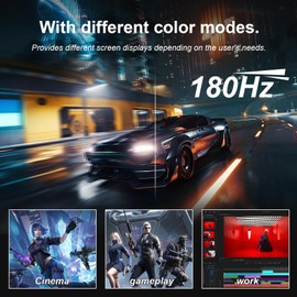 DJiEX 27 inch Gaming Monitor 1920x1080p 180Hz, FHD, GTG Vertical with Freesync Eye-Care Technology HDMI,VESA Compatible,for Gaming Home Office