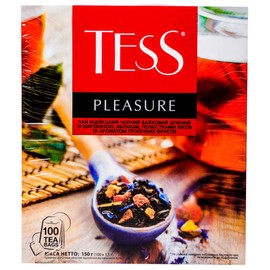 Tess TEA BLACK PLEASURE W/ROSEHIP&APPLE 100X1.5GR