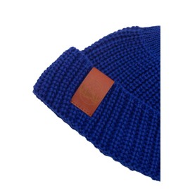 kabak Burglar Beanie Breathable Short Knitted Organic Cotton Street Style Unisex Head Warmer Fishing Hat, cornflower