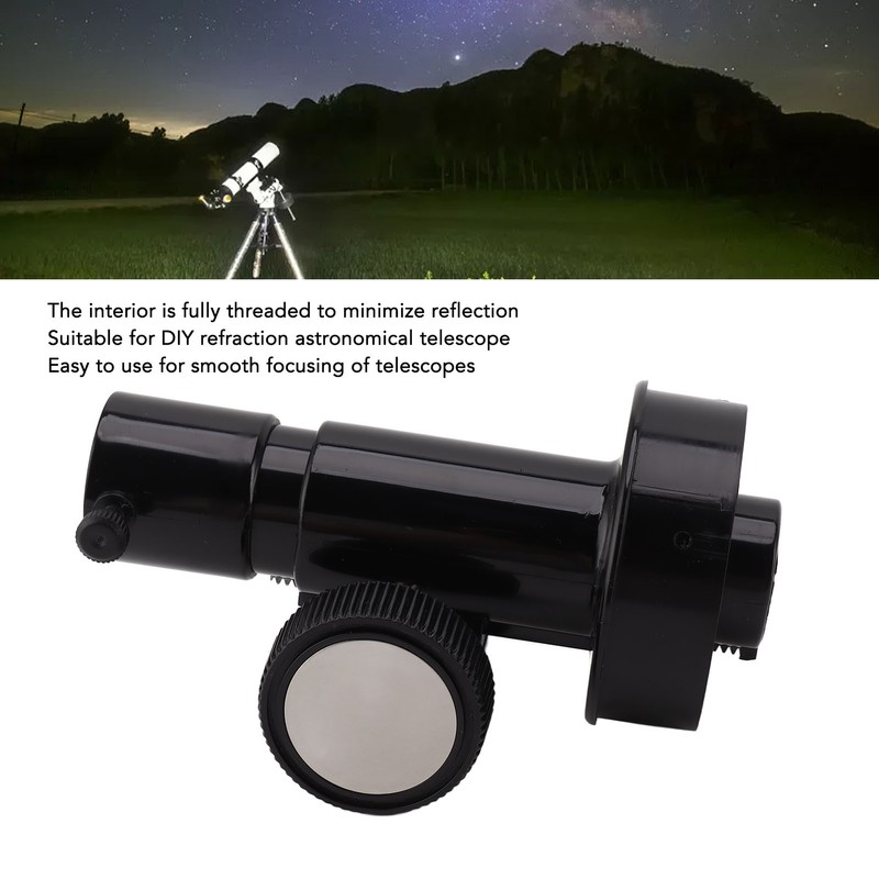 60mm Telescope Focusing Seat Toothed Manual Refraction Focusing Seat for