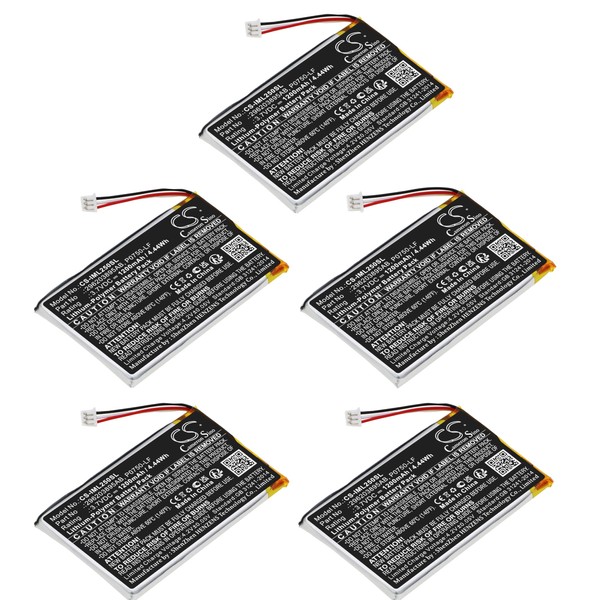 Enyuly (5-Packs) P0750-LF 296203895AB Battery 1200mAh Replacement for Ingenico Link
