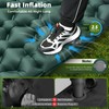 Double Camping Sleeping Pad, 4" Extra Thick 2 Person Inflatable