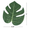 Fun Express (Pack of 12) Tropical Leaves, 8", Green -