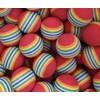 Golf Practice Urethane Sponge Ball 3 Colors Red Blue Yellow Set