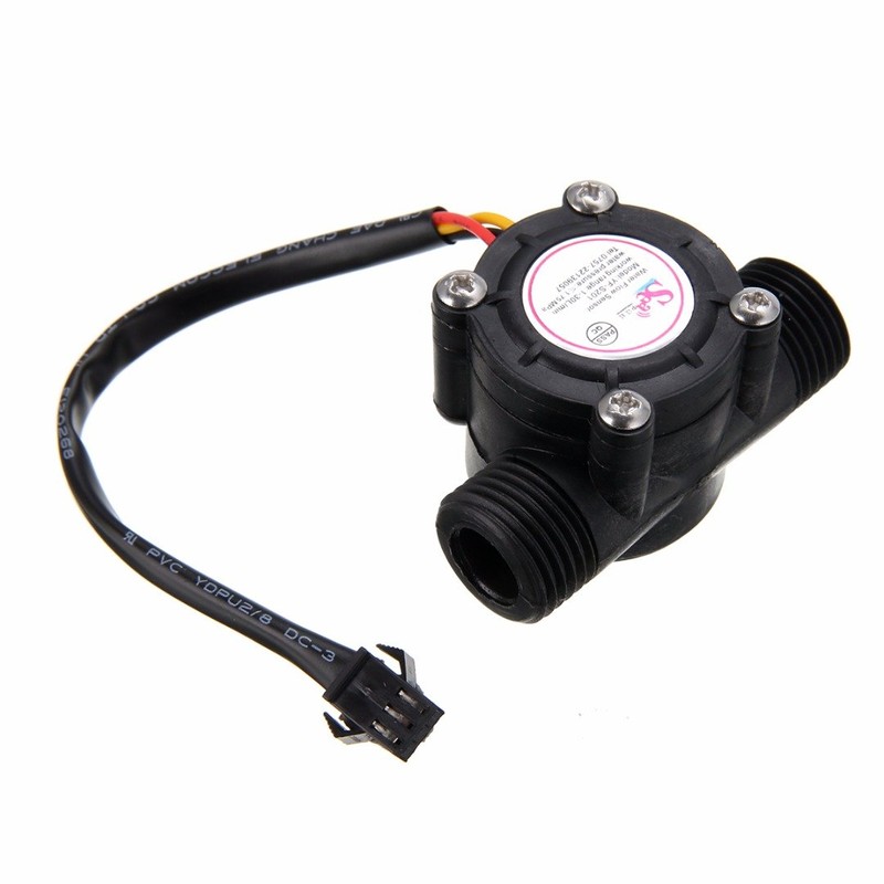 Hailege Water Flow Sensor G1/2" Water Flow Hall Sensor Switch